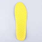 Стельки для обуви, влаговпитывающие, дышащие, р-р RU 39 (р-р Пр-ля 41), 25,5 см, пара, цвет чёрный/жёлтый - Фото 9