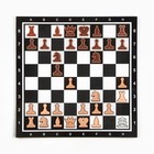 Демонстрационные шахматы 40 х 40 см "Время игры" на магнитной доске, 32 шт, чёрные - фото 5984919