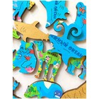 Пазл фигурный «Животные нашей планеты», в деревянной коробке, 50 деталей - фото 24369256