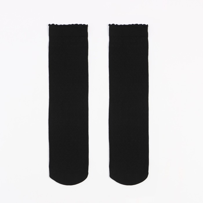 Гольфы детские TRENDY 40 den (2 пары), цвет чёрный, one size - фото 1907719430