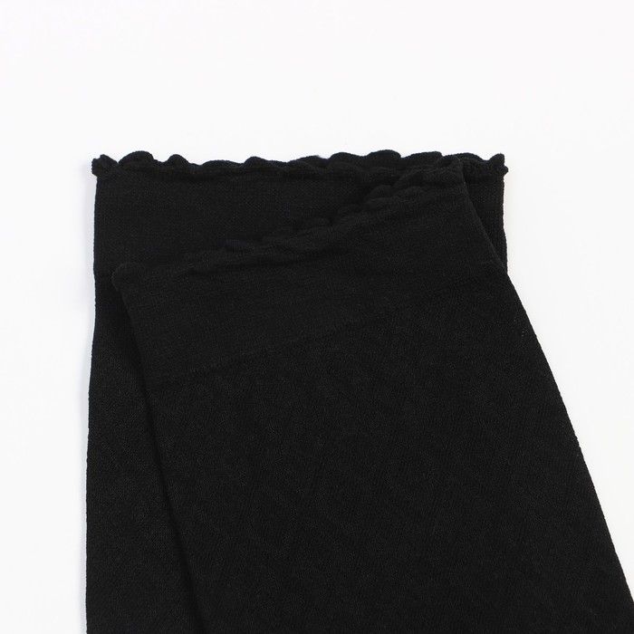 Гольфы детские TRENDY 40 den (2 пары), цвет чёрный, one size - фото 1907719431