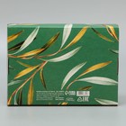 Коробка подарочная складная с крафт оборотом, упаковка, «Present», 21 х 15 х 5 см - Фото 3