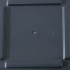 Кашпо со вставкой «Стиль», 1.5 л, цвет графит - Фото 5