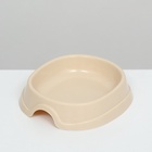 Миска №1 «Нулевка» 200 мл, 13.5×12.5×3 см, бежевый - Фото 4