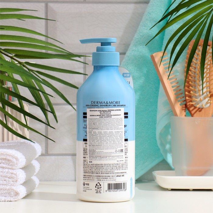 Шампунь для волос Derma & More от перхоти для всех типов кожи, 600 мл 35049