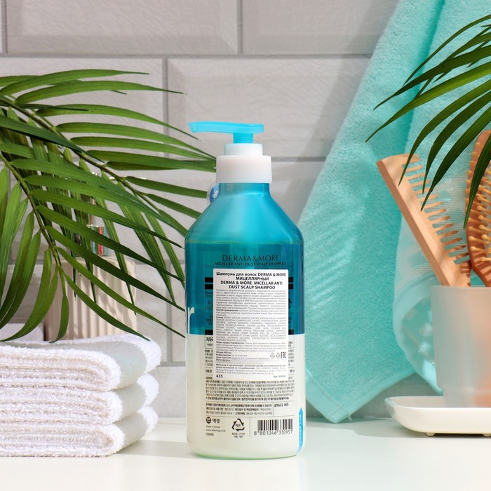 Шампунь для волос Derma & More мицелярный против перхоти, 600 мл 35051