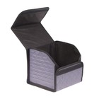 Органайзер кофр в багажник автомобиля Cartage саквояж, оксфорд стеганый, 33 см, серый - Фото 6