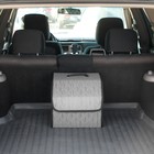 Органайзер кофр в багажник автомобиля Cartage саквояж, оксфорд стеганый, 33 см, серый - фото 9928959