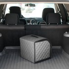 Органайзер кофр в багажник автомобиля Cartage саквояж, оксфорд стеганый, 33 см, серый - Фото 10
