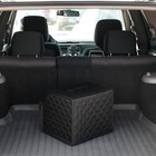 Органайзер кофр в багажник автомобиля Cartage саквояж, оксфорд стеганый, 33 см, черный - фото 9204031