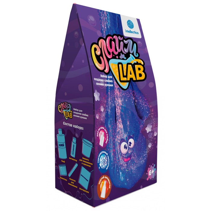 

Слайм Lab, цвет синий