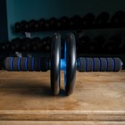 УЦЕНКА Ролик для пресса, двойное колесо, с ковриком - Фото 5