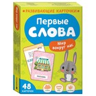 Развивающие карточки «Первые слова. Мир вокруг нас» 9622015 - фото 10490094