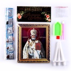 Алмазная вышивка с частичным заполнением «Николай Чудотворец» 21×25 см, холст, ёмкость - Фото 2