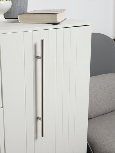 Ручка-рейлинг CAPPIO FRIDA, нержавеющая сталь, d=12 мм, м/о 224 мм, цвет матовый никель