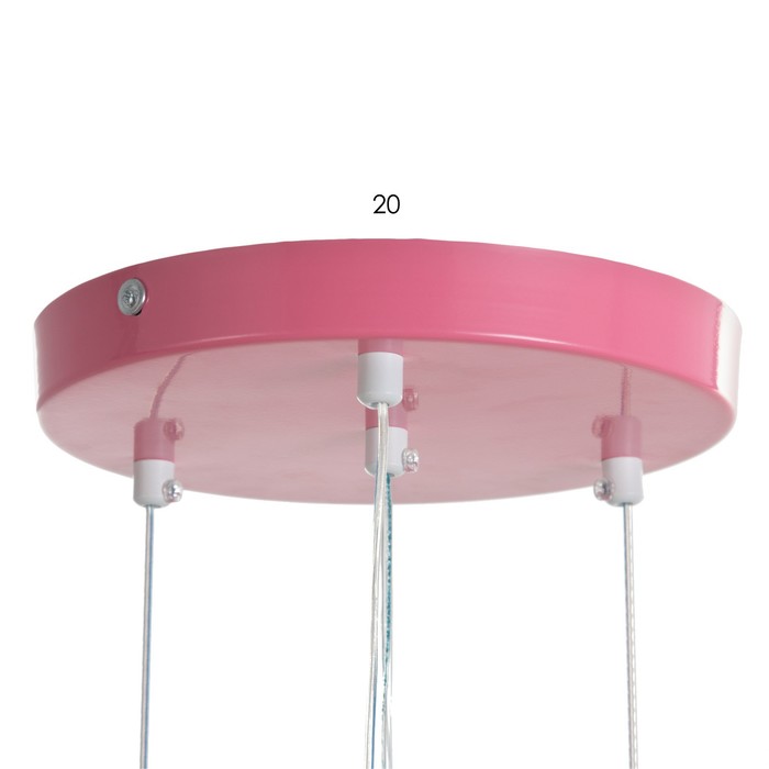 Светильник Девочка LED 21Вт розовый 18х18х70 см BayerLux - фото 1884183304