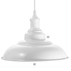 Светильник BayerLux "Лантер" E27 40Вт белый 31х31х21-121 см - Фото 5