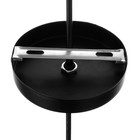 Светильник подвесной «Аметрин», 3хE27, 40 Вт, чёрно-золотой, 58×58×26-126 см - Фото 9