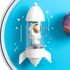 Светильник "Ракета в космосе" LED 48Вт Е27 бело-синий 47х47х15 см BayerLux - Фото 8
