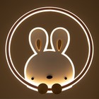 Светильник "Зайчик" LED 124Вт розово-белый 53х51х5,5 см BayerLux - фото 22218788