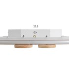 Светильник "Зайчик" LED 124Вт розово-белый 53х51х5,5 см BayerLux - фото 22218790