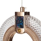 Светильник BayerLux «Олими» 1хLED 18 Вт золото 18×2×20-210 см - фото 22218946