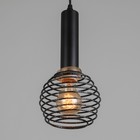 Светильник BayerLux «Берто» Е27 40 Вт черно-медный 14×14×30-130 см - фото 3851783