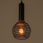 Светильник BayerLux «Берто» Е27 40 Вт черно-медный 14×14×30-130 см - фото 3851784