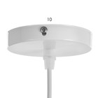 Светильник BayerLux «Берто» Е27 40 Вт белый 14×14×30-130 см - фото 3851801