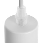 Светильник BayerLux «Берто» Е27 40 Вт белый 14×14×30-130 см - фото 3851803