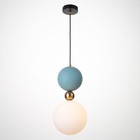 Светильник BayerLux «Боннель» Е27 40 Вт зеленый 18×18×55-150 см - фото 22218989