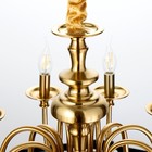 Люстра "Антер" 12х40Вт Е14 латунь 75х75х50 см BayerLux 9215504