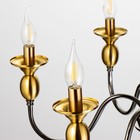 Люстра "Энни" 6х40Вт Е14 латунь 69х69х44 см BayerLux 9215508 - фото 10491363