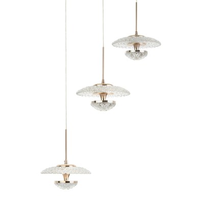 Светильник BayerLux «Галви» LED 36 Вт 4000К золото 16×16×19-110 см