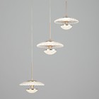 Светильник BayerLux «Галви» LED 36 Вт 4000К золото 16×16×19-110 см - фото 22219272