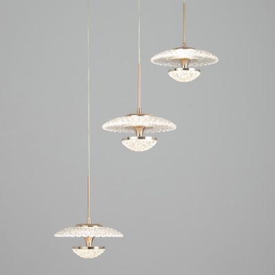 Светильник BayerLux «Галви» LED 36 Вт 4000К золото 16×16×19-110 см