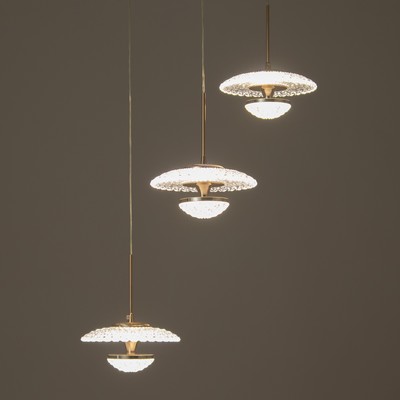 Светильник BayerLux «Галви» LED 36 Вт 4000К золото 16×16×19-110 см