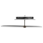 Светильник «Фави» LED 40 Вт 4000К черный 30×15×59 см BayerLux - Фото 5