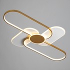 Светильник «Лайн» LED 90 Вт 4000К бело-золотой 110×67×6 см BayerLux - фото 3852169