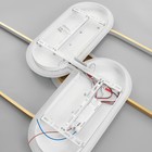 Светильник «Лайн» LED 90 Вт 4000К бело-золотой 110×67×6 см BayerLux - фото 3852176