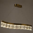 Люстра с ПДУ "Богатес" LED 132Вт 3000-6000К золото 98х14х5 см BayerLux 9222862