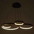 Светильник «Деста» LED 180 Вт чёрно-золотой 70×56×3.5 см BayerLux - фото 5034985