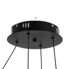 Светильник «Деста» LED 180 Вт чёрно-золотой 70×56×3.5 см BayerLux - фото 5034986