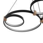 Светильник «Деста» LED 180 Вт чёрно-золотой 70×56×3.5 см BayerLux - фото 5034987