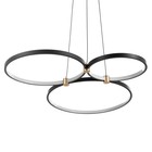 Светильник "Ланас" LED 150Вт чёрно-золотой 86х70х3,3 см BayerLux 9227364