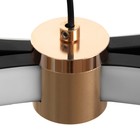 Светильник "Ланас" LED 150Вт чёрно-золотой 86х70х3,3 см BayerLux 9227364