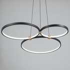 Светильник "Ланас" LED 150Вт чёрно-золотой 86х70х3,3 см BayerLux 9227364