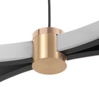 Светильник "Ланас" LED 150Вт чёрно-золотой 86х70х3,3 см BayerLux 9227364