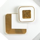 Светильник "Вилса" LED 156Вт бело-чёрный 50х50х7 см BayerLux 9227366