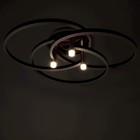 Светильник "Финди" 3xLED 160Вт черный 80х80х16 см BayerLux 9229768